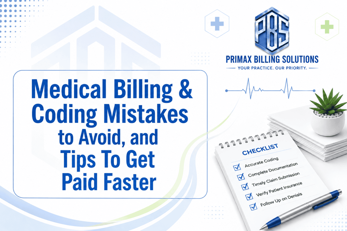 Medical billing process flowchart cycle from patient registration to reimbursement.