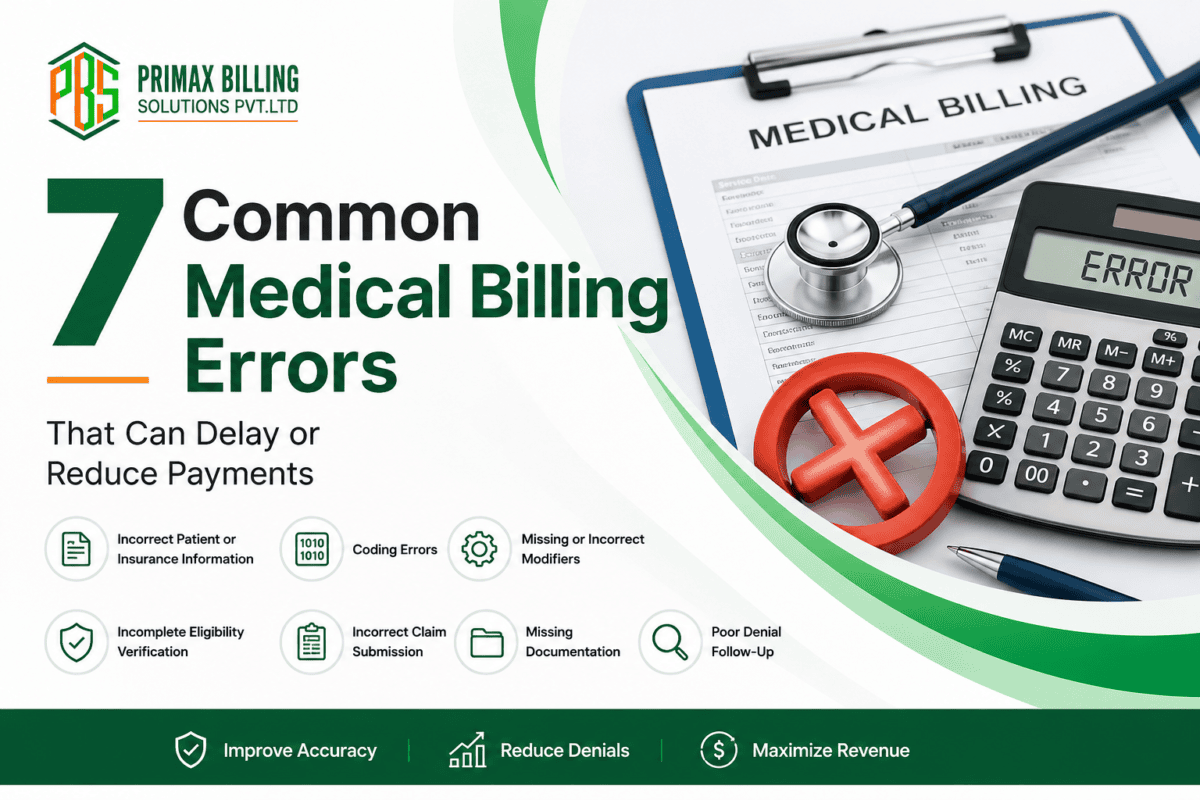 7 common medical billing errors and revenue cycle challenges – PrimaxBS